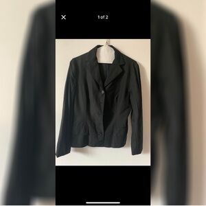 Dolce & Gabbana Black Blazer with Tailored Fit and Structured Lapels